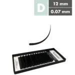 Kalentin Extensiones De Pestañas Clásicas Curva D 0,07 12mm